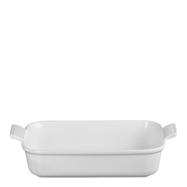 Le Creuset – Heritage rektangulær ildfast form 32 cm white