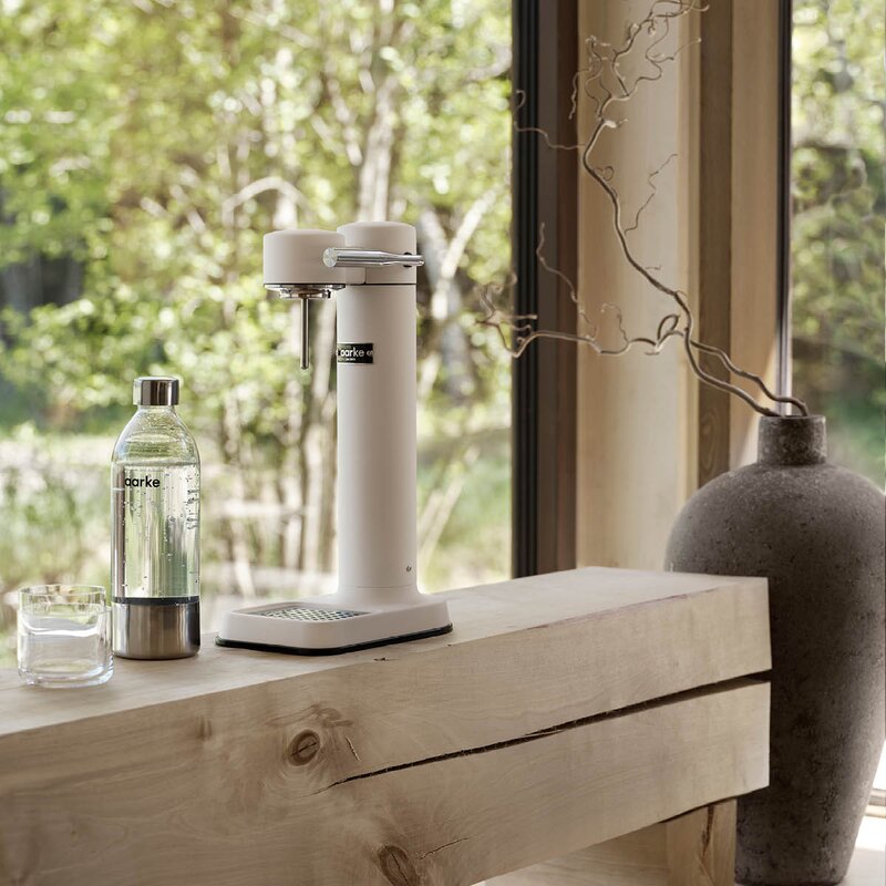 Aarke Carbonator 3 kullsyremaskin matt hvit