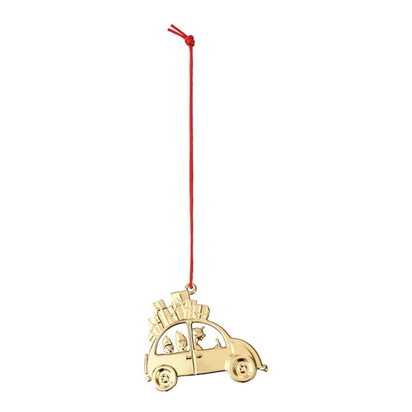 Rosendahl Julebil 6,5 cm forgylt