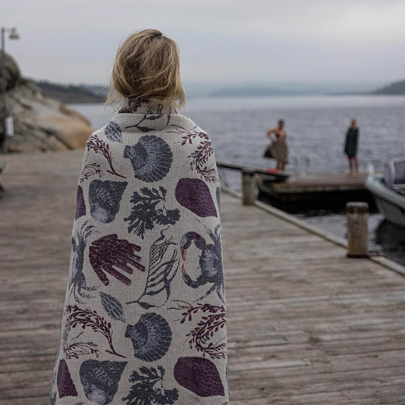 Ekelund Havet pledd 140x170 cm