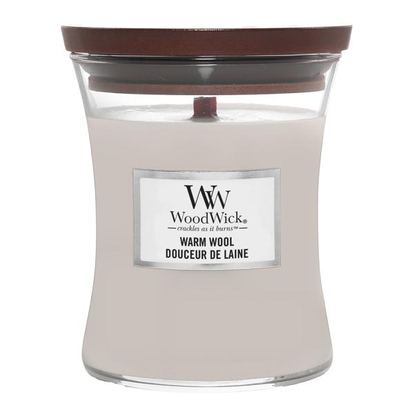 WoodWick – Hourglass duftlys medium warm wool nl