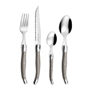 Lou Laguiole Tradition bestikksett 24 deler taupe