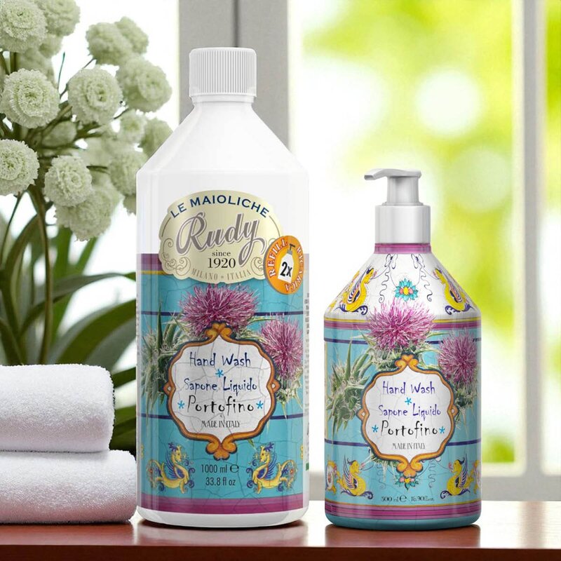 Rudy Profumi Maioliche refill håndsåpe 1L Portofino