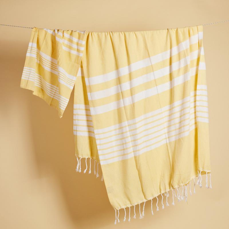 Sagaform Ella Hamam kjøkkenhåndkle 2 stk 50x70 cm gul