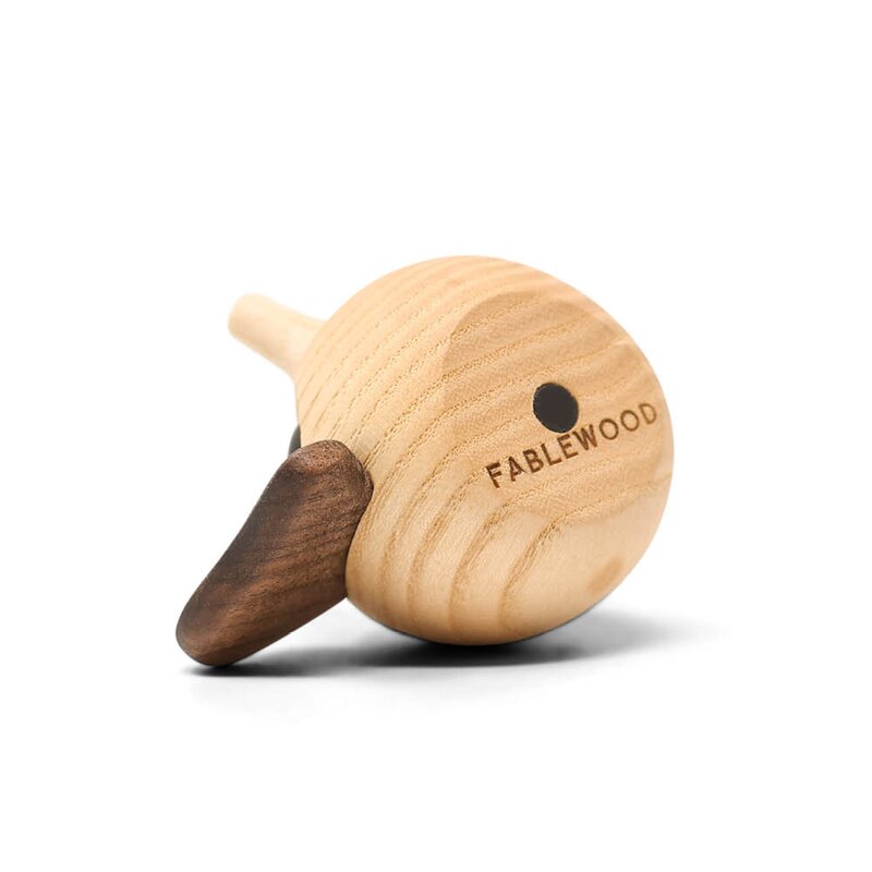 FableWood Louis elefant trefigur 5 cm valnøtt/ask