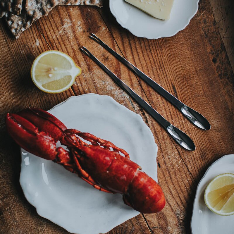 Dorre Classic skalldyrgaffel 24,5 cm 6 stk stål