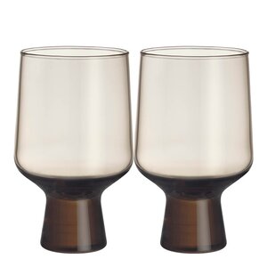 iittala Solare glass på fot 40 cl 2 stk lin