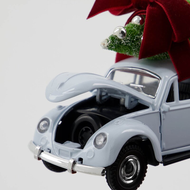 House Doctor Xmas car dekorasjon 12,5 cm lyseblå