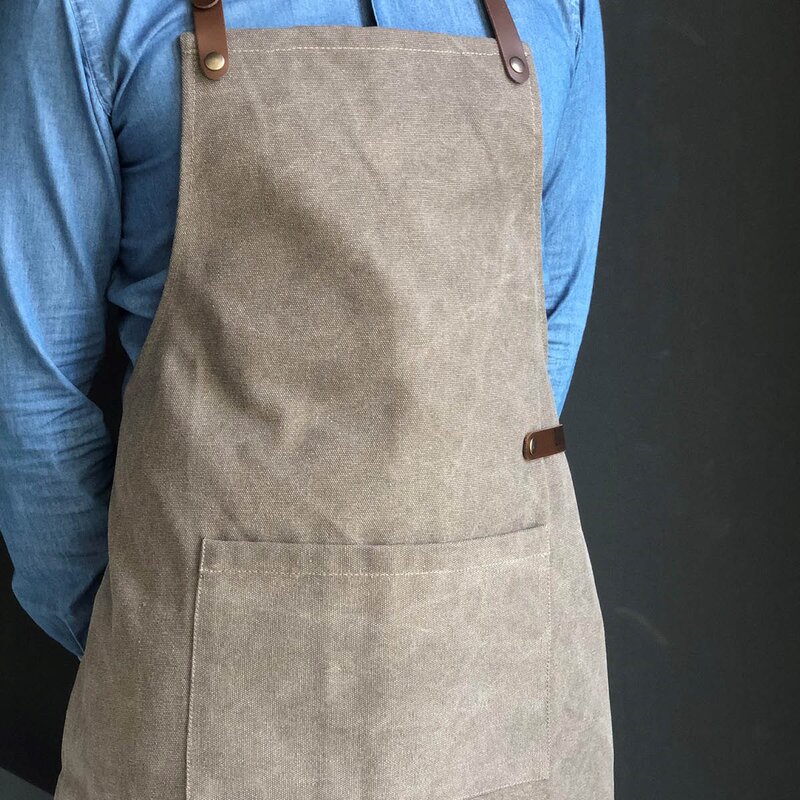 Crafted Canvas forkle 82x62 cm grå