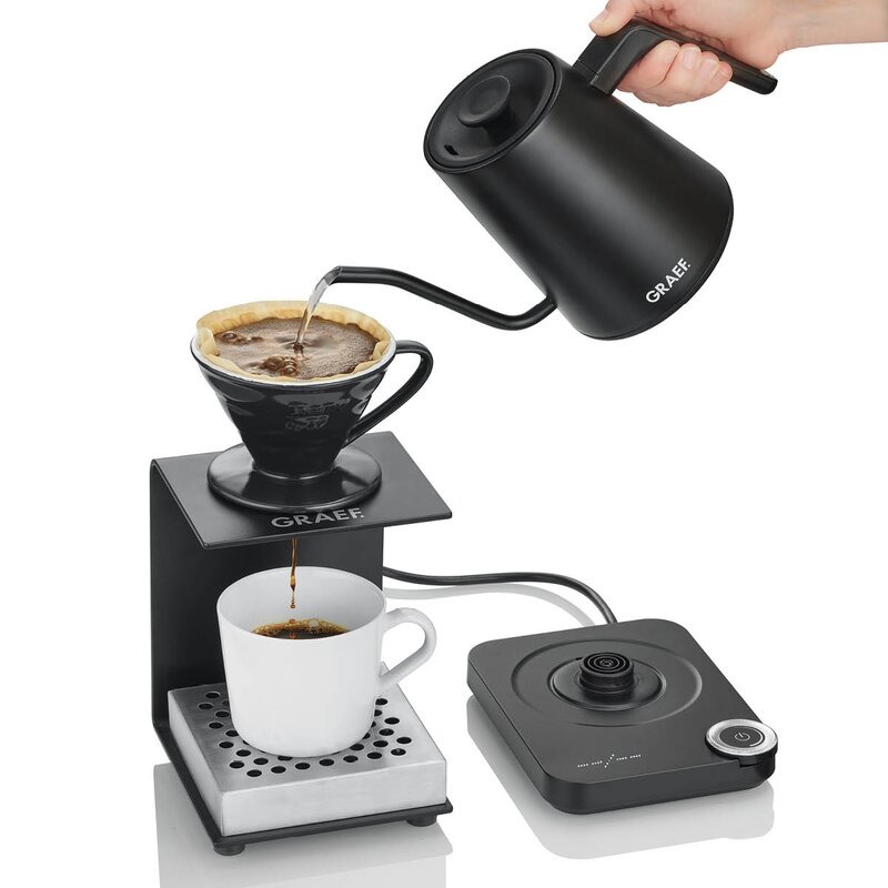 Graef Vannkoker pour over GK502 0,9 L 1200W matt svart