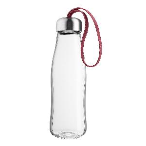 Eva Solo Drikkeflaske glass 0,5L pomegranate
