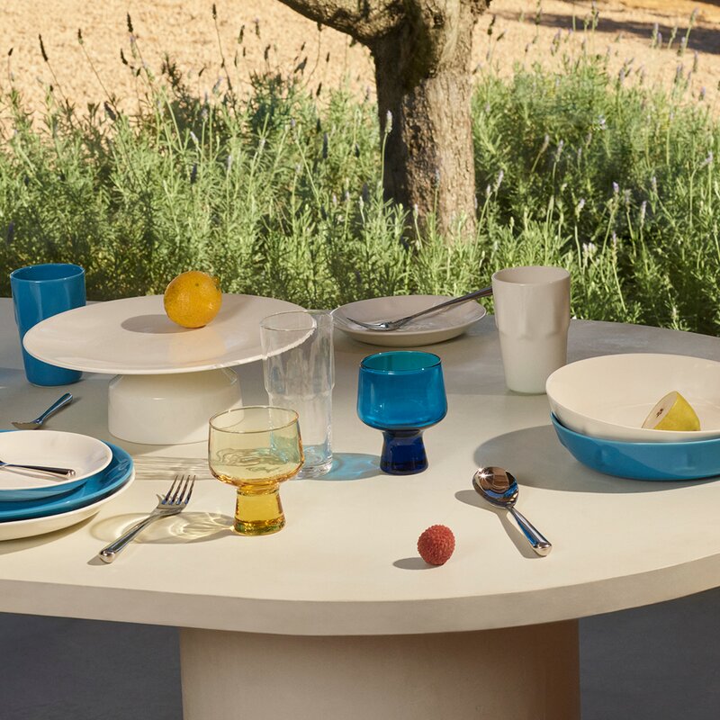 iittala Solare glass på fot 29 cl 2 stk ildgul