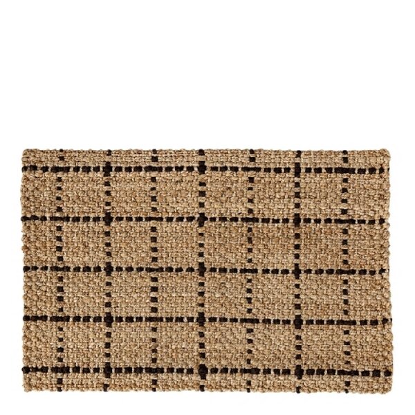 Deco Nord Ruth dørmatte 60x90 cm Chocolate brown