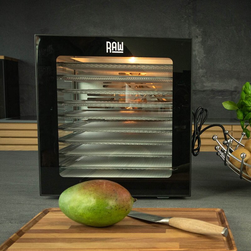 RAW Dehydrator med 10 hyller DH10 svart