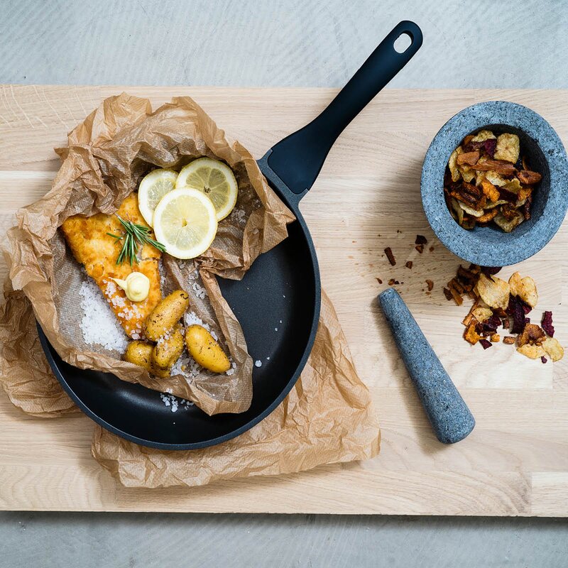 Modern House Chef Ørjan stekepanne 28 cm svart