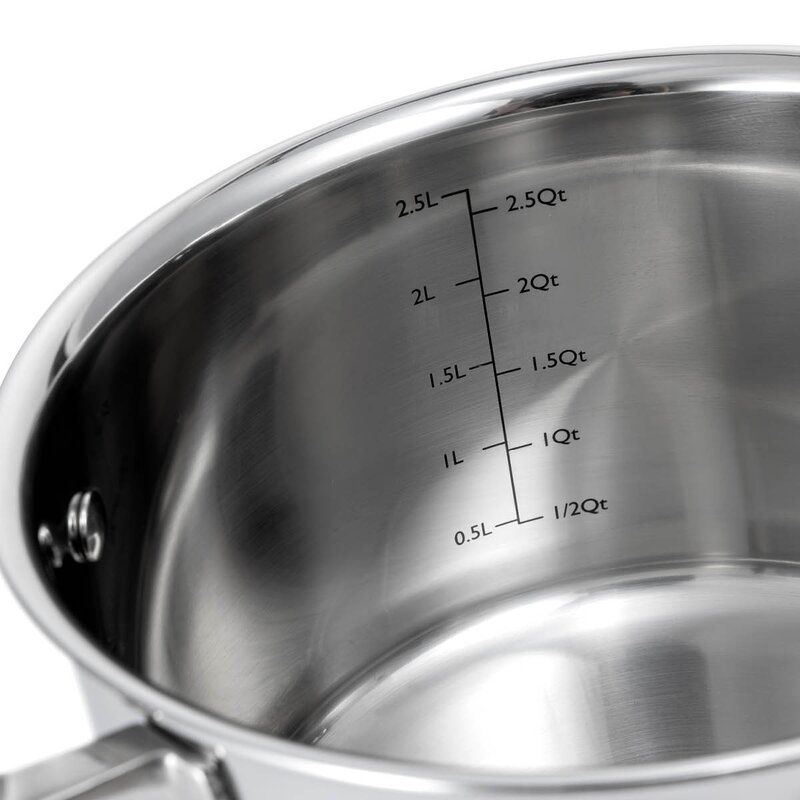 Robert Welch 316 grytesett 3 deler 16/18/20 cm rustfritt stål