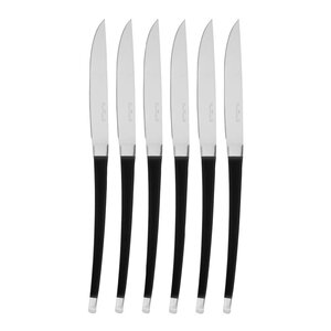 Pintinox Audrey grillkniv 23,5 cm 6 stk svart