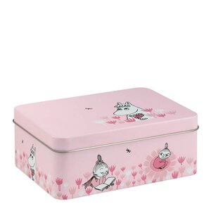 Muurla Mummi metallboks Jenter 14,5x10,5 cm rosa