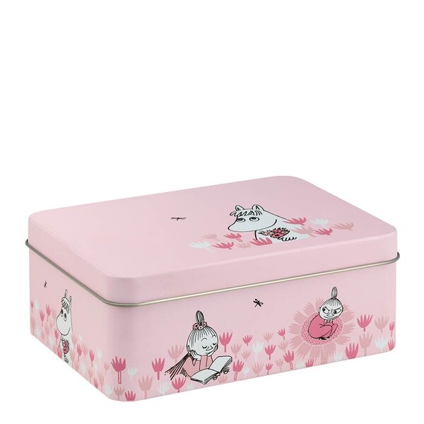 Muurla Mummi metallboks Jenter 14,5x10,5 cm rosa