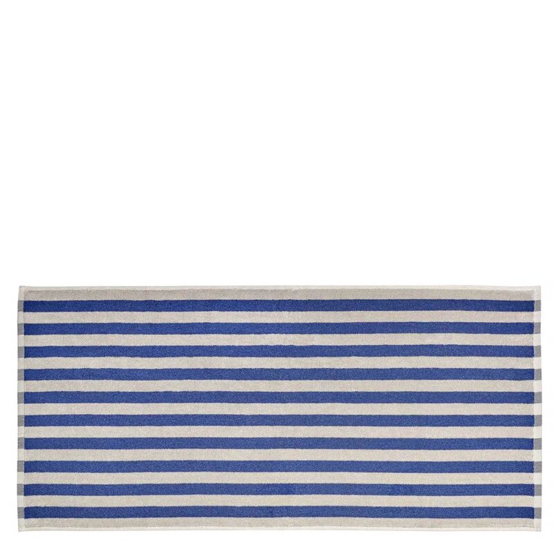 Blomus Arto håndhåndkle 100x50 cm beige/blå brede striper