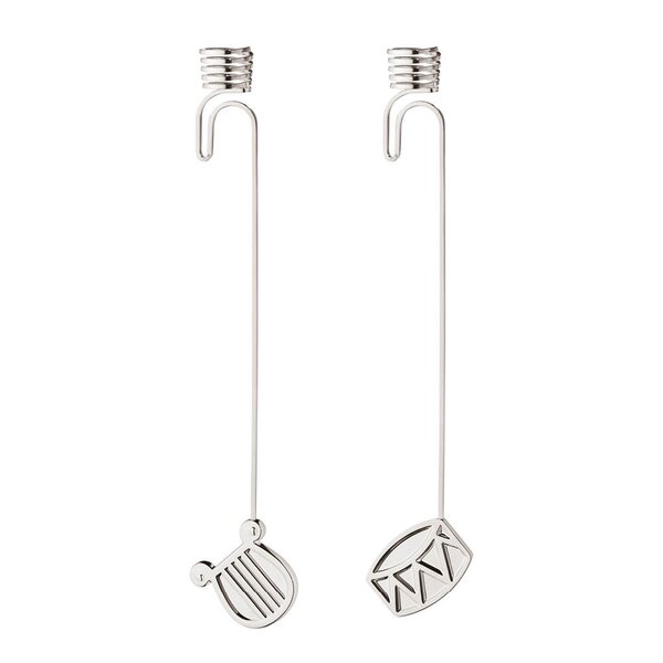 Georg Jensen - 2026 lysholder til juletre 2 stk s&oslash;lv