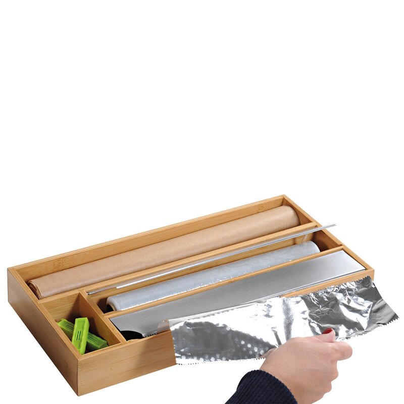 Kesper Foliedispenser 42x19x5,4 cm bambus
