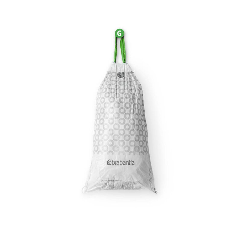 Brabantia PerfectFit avfallsposer 23–30L 120-pack kode G hvit