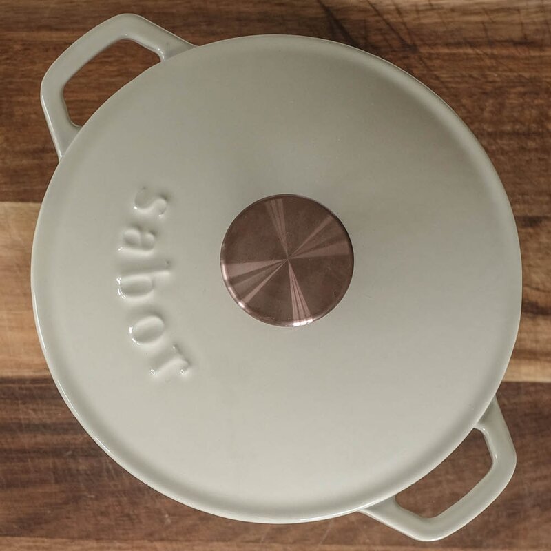 Sabor Støpejernsgryte 2L warm grey