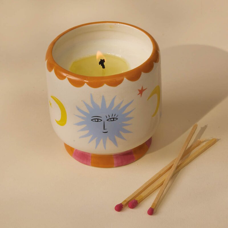 Paddywax Adopo duftlys orange blossom Sun rosa