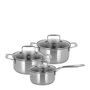 Pillivuyt Gourmet Douron kokkekniv 33 cm damaskusstål/eik