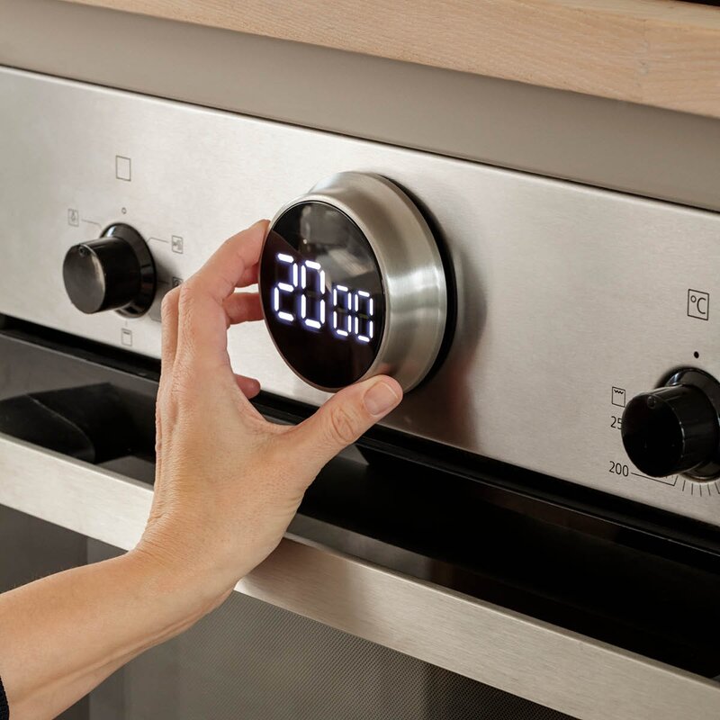 Eva Solo Magnetisk timer 9 cm stål