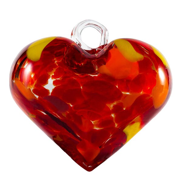 Magnor Til Deg dekorhjerte 7 cm rød