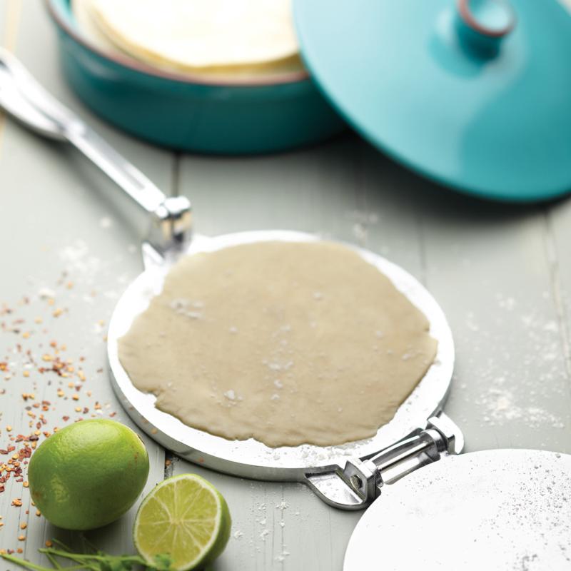 MasterClass World of flavours tortillapresse sølv