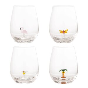 Bloomingville Misa drikkeglass 56 cl 4 stk eksotisk