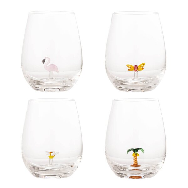 Bloomingville Misa drikkeglass 56 cl 4 stk eksotisk