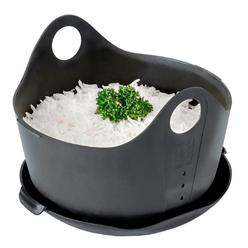 Hackit Boil-in-box risbolle svart