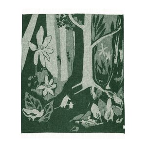 MoominArabia Mummi ullpledd 130x170 cm grønn
