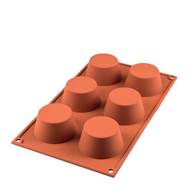 Silikomart Silikonform muffins 6 stk 6,9x3,5 cm