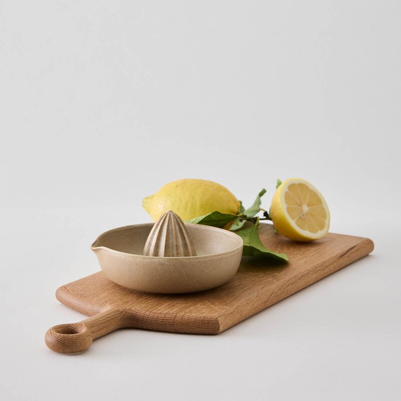 Tell Me More Palermo sitruspresse steintøy 14 cm sand