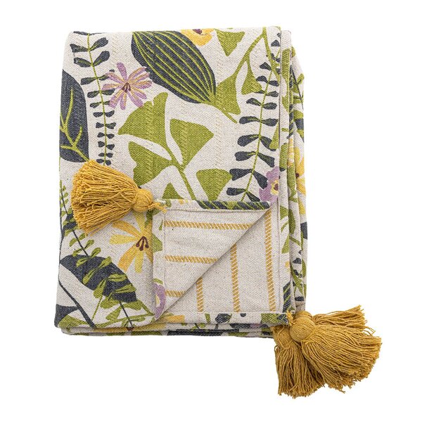 Creative Collection Camelie pledd 160x130 cm flerfarget
