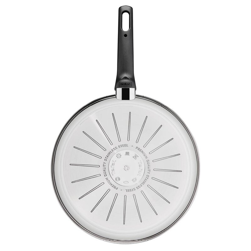 Tefal Emotion Plus Power SS Mesh stekepanne 24 cm honeycomb