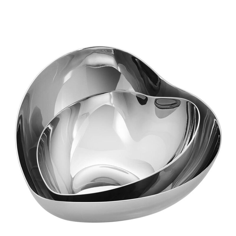 Georg Jensen Heart bolle liten 9 cm stål