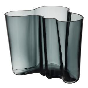 iittala Alvar Aalto vase 16 cm mørk grå