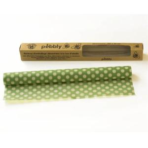 Pebbly Bivokspapir rull 30x100 cm grønn