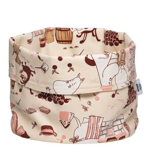 MoominArabia Mummi oppbevaringrkurv oval 26 cm Husarbeid