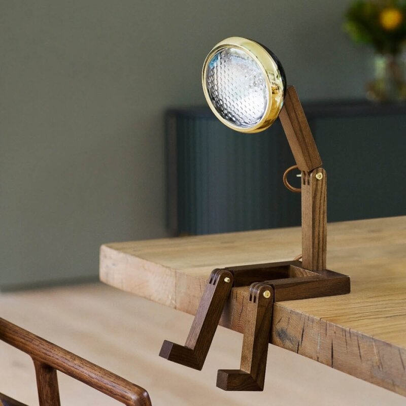 Mr. Wattson Lampe 39 cm matt svart