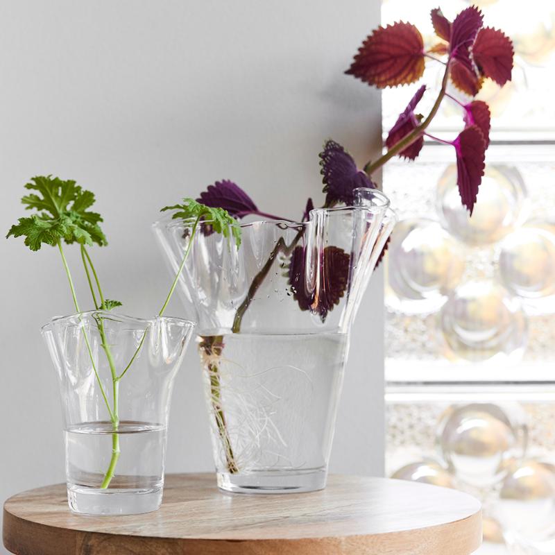 Sagaform Viva vase 20x20x24,5 cm klar