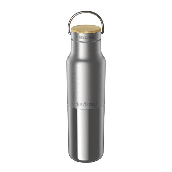 Klean Kanteen Insulated Reflect termoflaske 0,35L med bambuslokk børstet stål