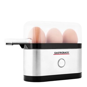 Gastroback Design mini eggkoker sølv