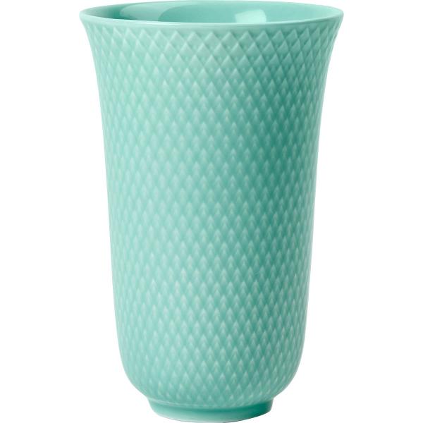 Lyngby Porcelæn Rhombe Color vase 15 cm aqua porselen